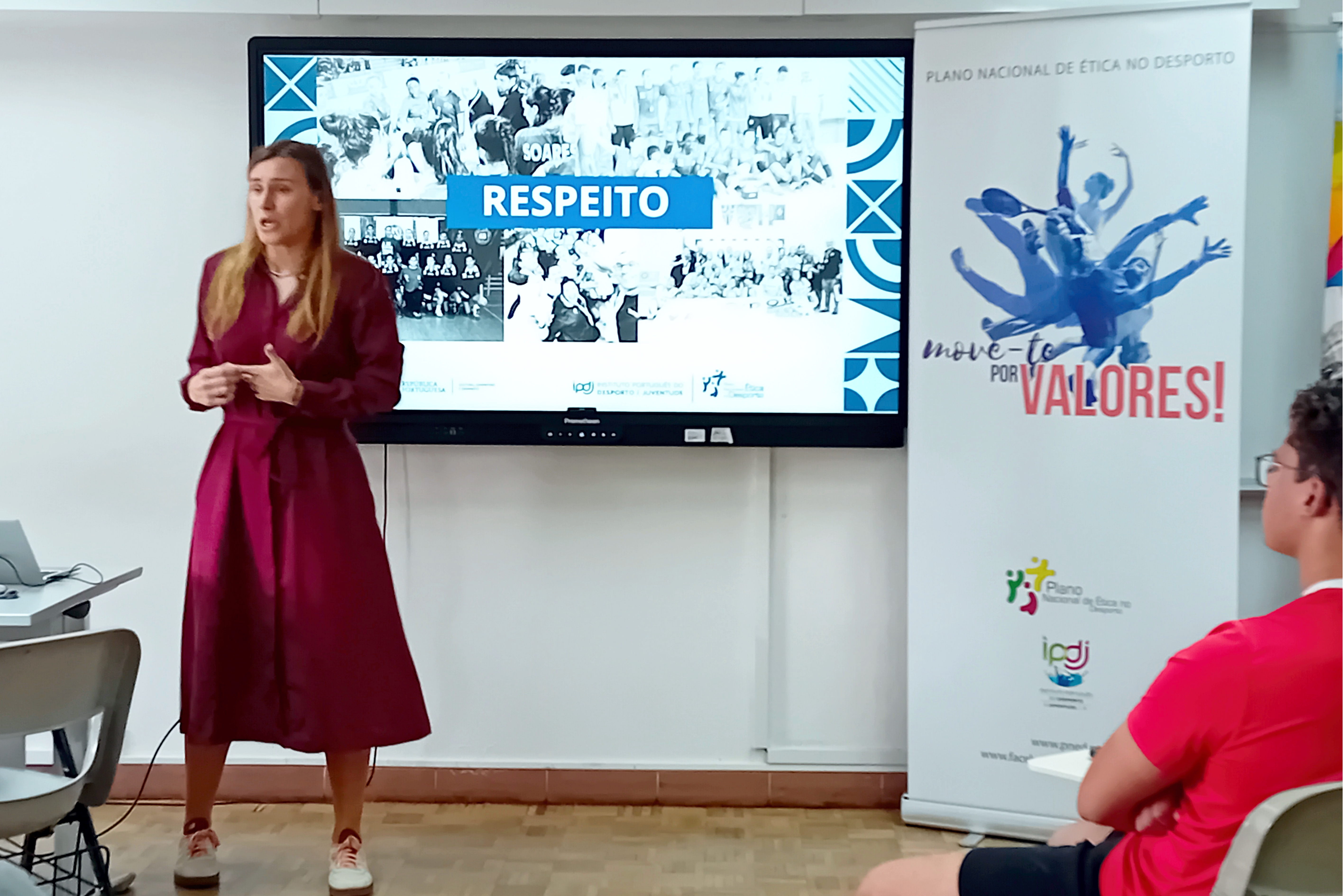 Testemunho da embaixadora do PNED, Bebiana Sabino.