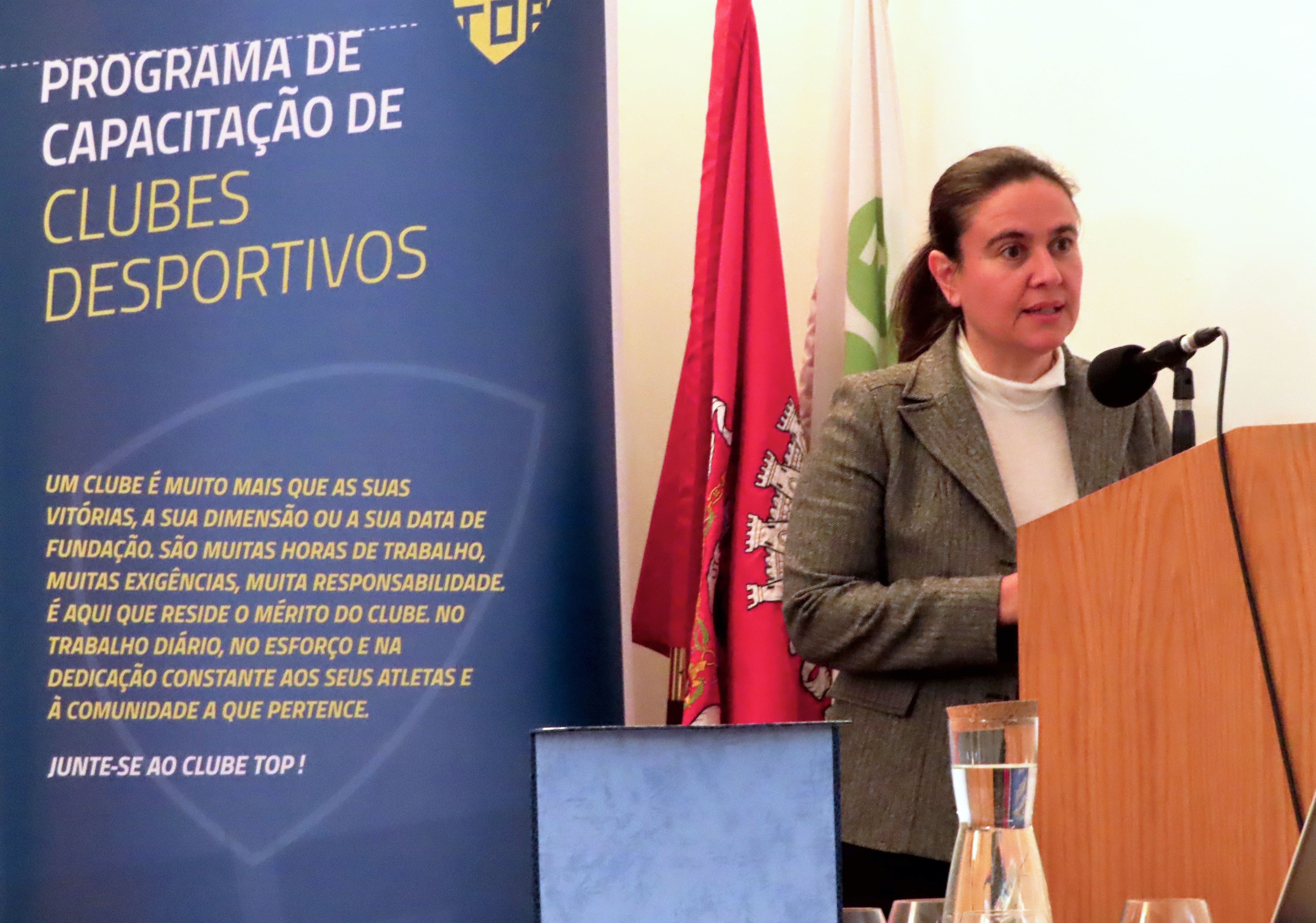 Intervenção da  diretora da Escola Superior de Biociências de Elvas.