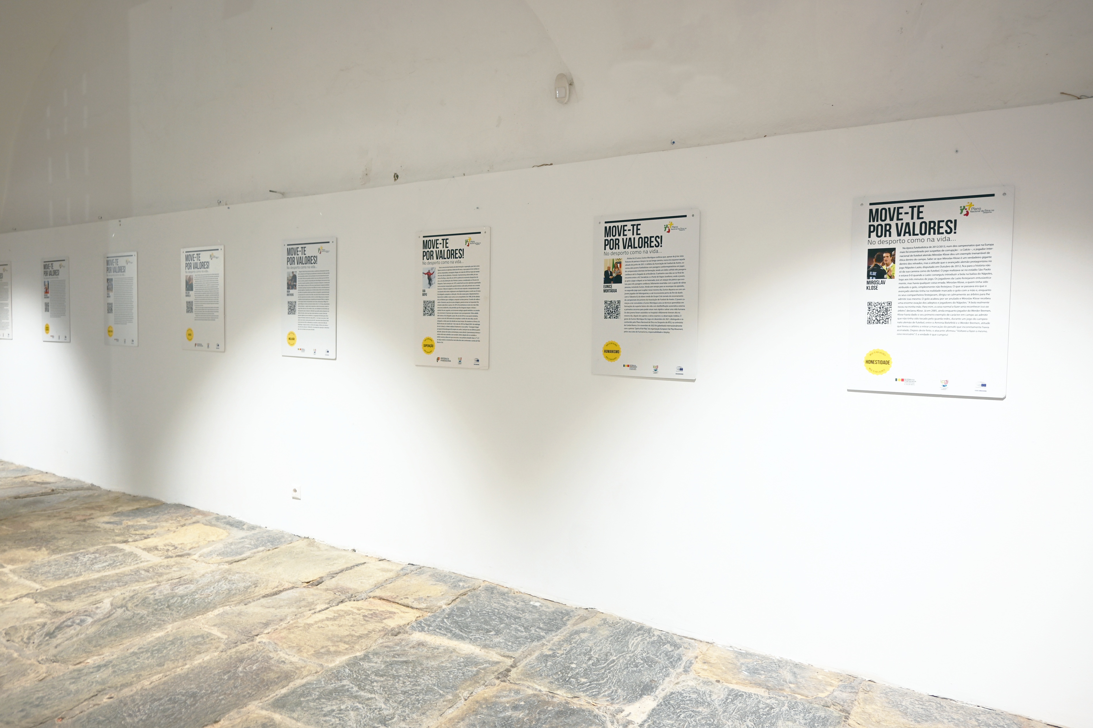No Politécnico de Portalegre, em Elvas, mais uma vista da exposição.