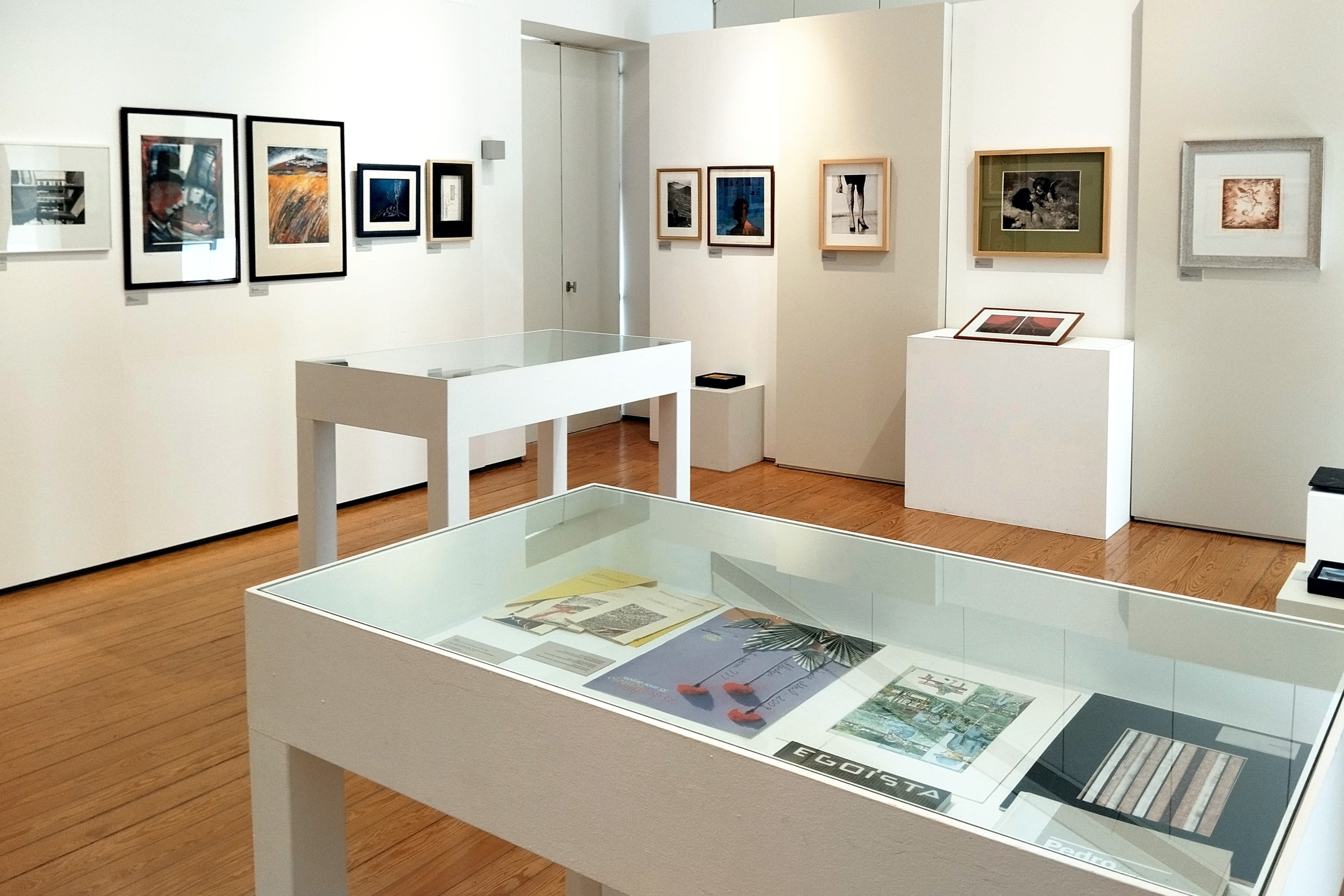 Parte da exposição na Sala 2.