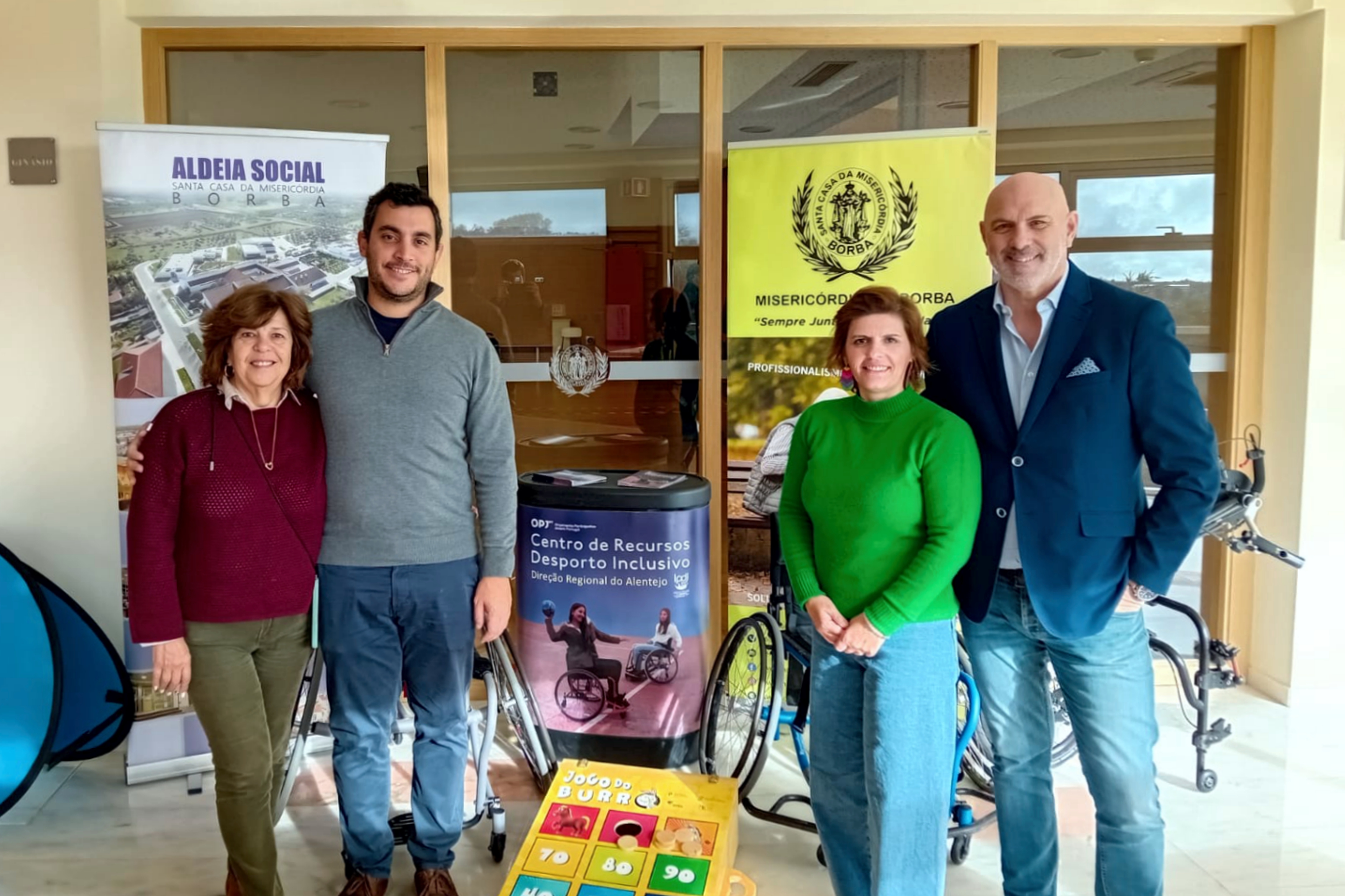 Equipa do IPDJ Alentejo no torneio Boccia para Todos