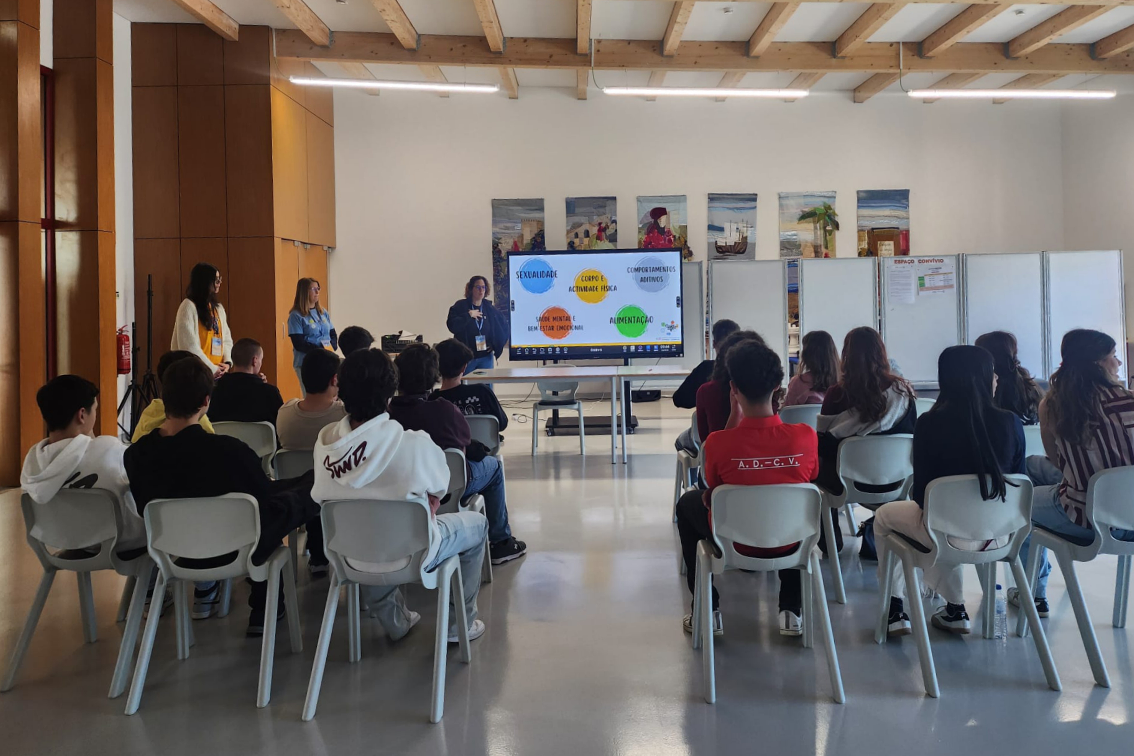 Ação no agrupamento de escolas de Castelo de Vide.
