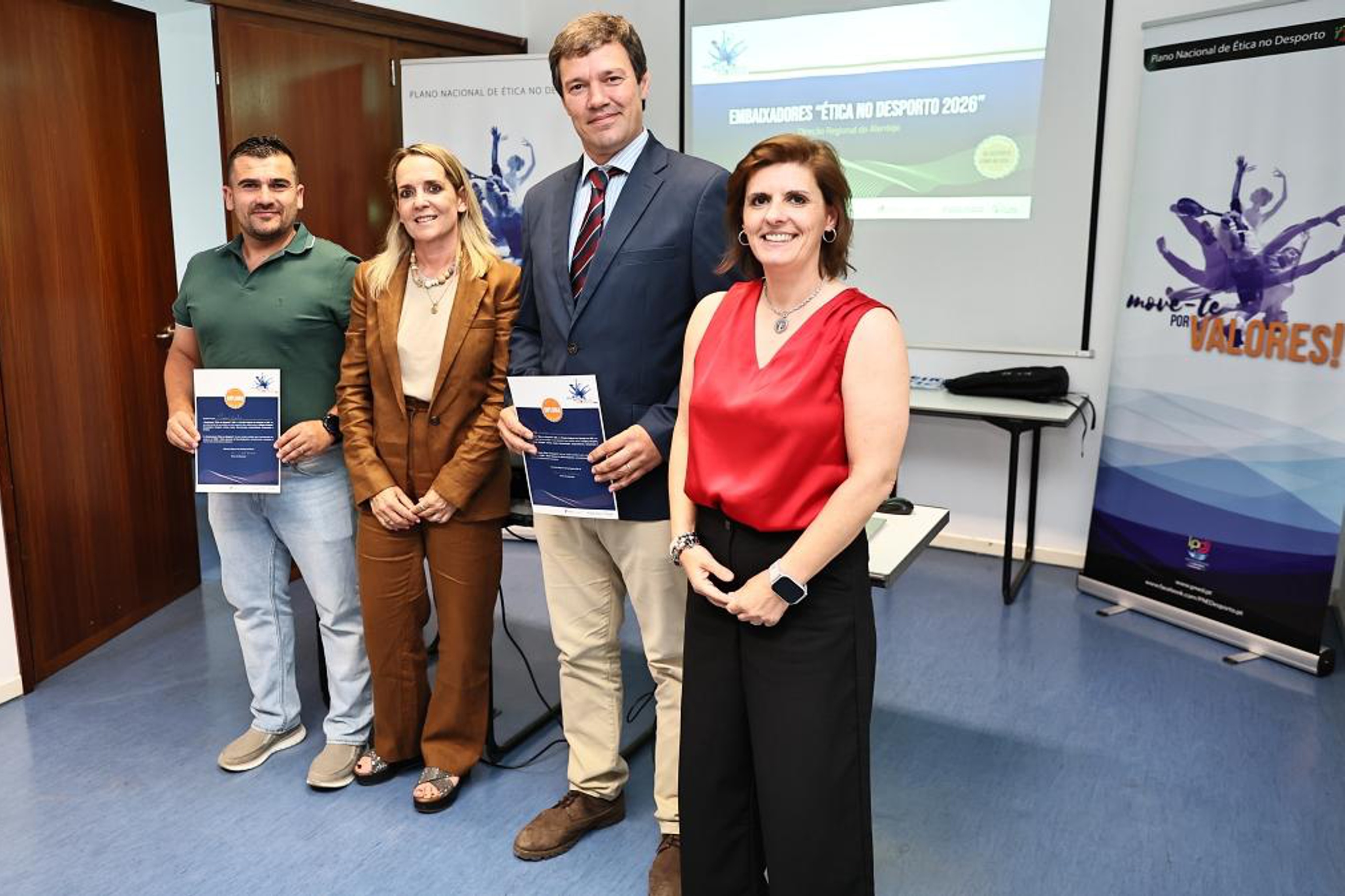 Embaixadores PNED Pedro Brito e João Malta