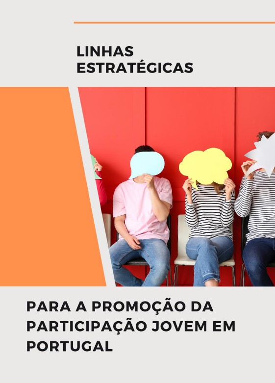 Três jovens com bullets de BD a tapar as cabeças e o título do livro.