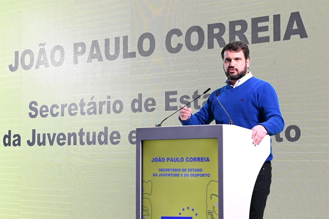 Secretário de Estado do Desporto e da Juventude, João Paulo Correia
