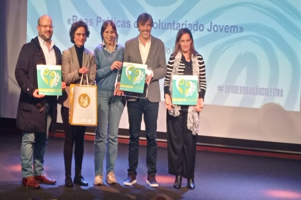 entrega de prémios, com diretora regional da DRC