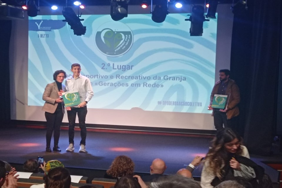 entrega de prémios, com diretora regional da DRC