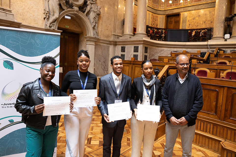 Comitiva no II Parlamento Juvenil da CPLP