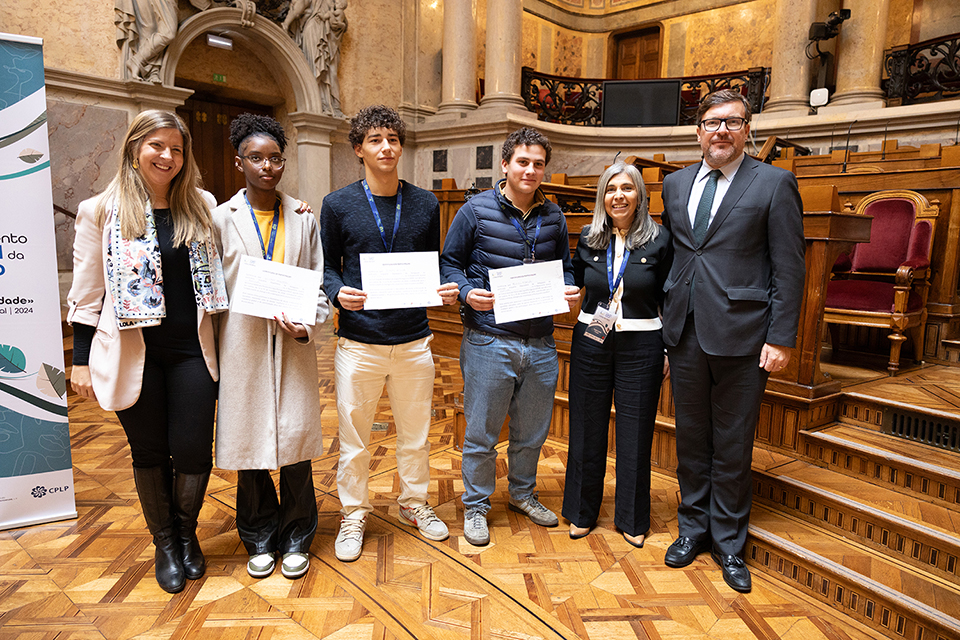 Comitiva no II Parlamento Juvenil da CPLP