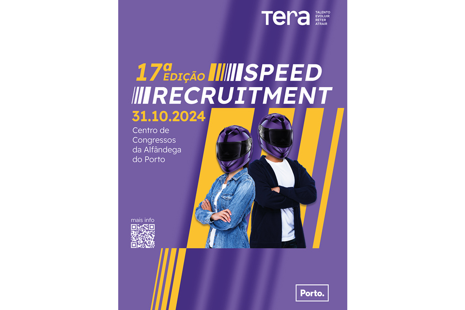 17 edição speed recruitment Iniciativa de recrutamento e networking que visa aproximar empresas de quem procura (novas) oportunidades de emprego dia 10 de outubro alfândega do porto