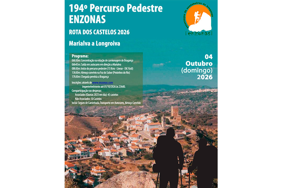 194 percurso pedestre rota dos castelos 2026 enzonas 4 de outubro