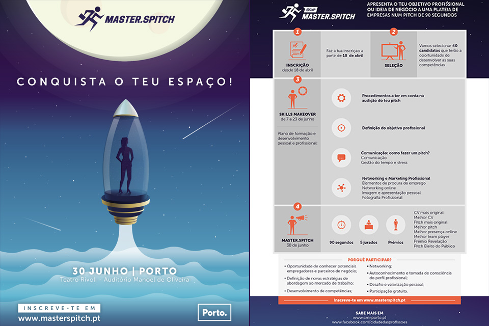 Master Spitch Iniciativa de networking e marketing profissional - Porto dia 30 de junho