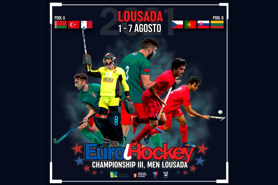 Projeto de Voluntariado Jovem - EuroHockey Championship III (Men) Lousada 1 a 7 de agosto