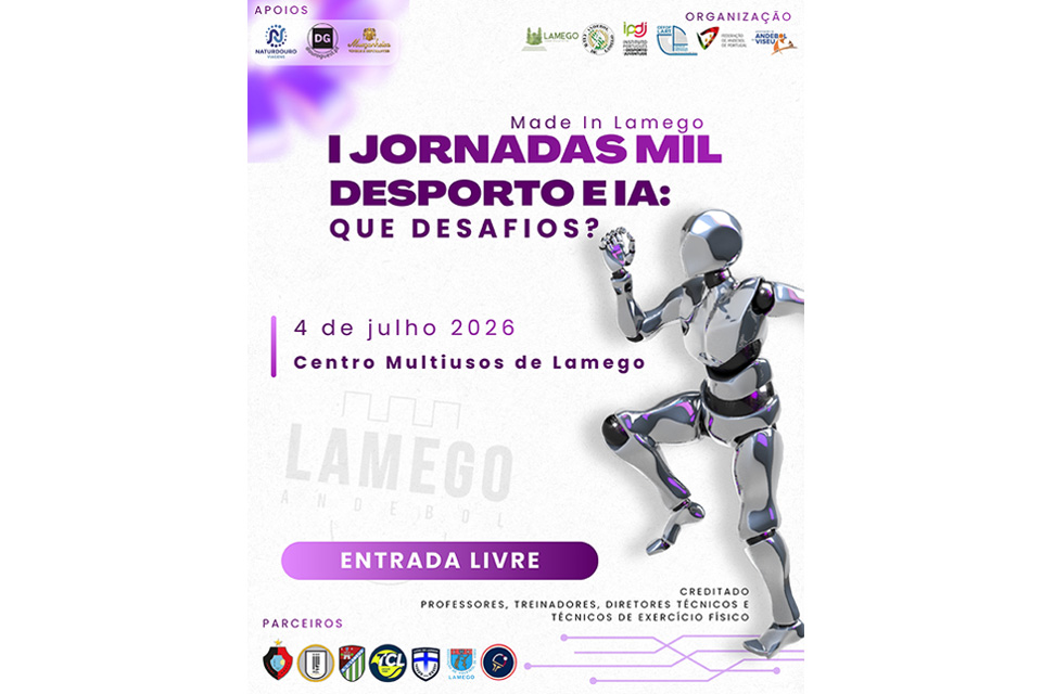 I jornadas sobre inteligência artificial no desporto lamego 4 de julho centro multiusos de lamego