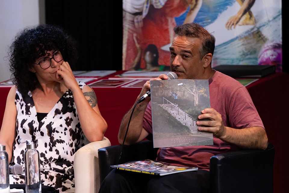 Dois participantes da cerimónia