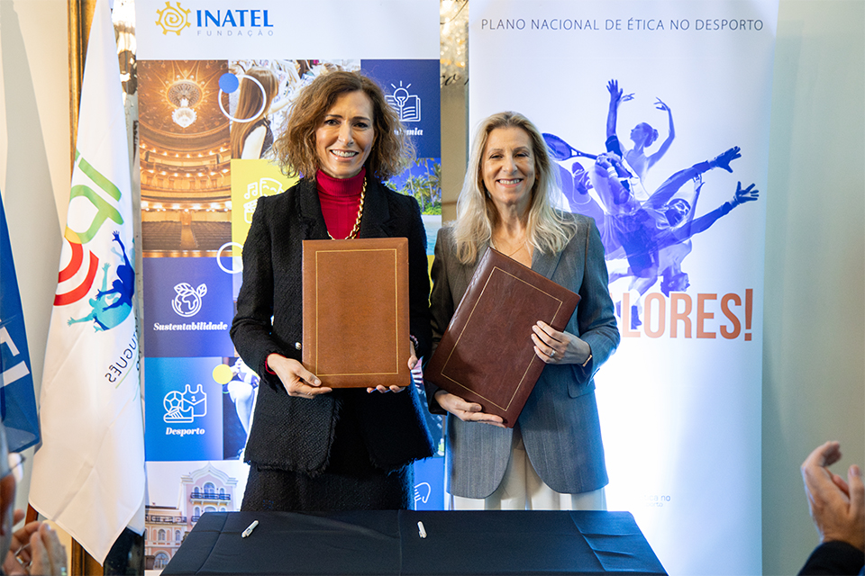 assinatura do memorando de entendimento entre o Instituto Português do Desporto e Juventude (IPDJ) e a Fundação Inatel