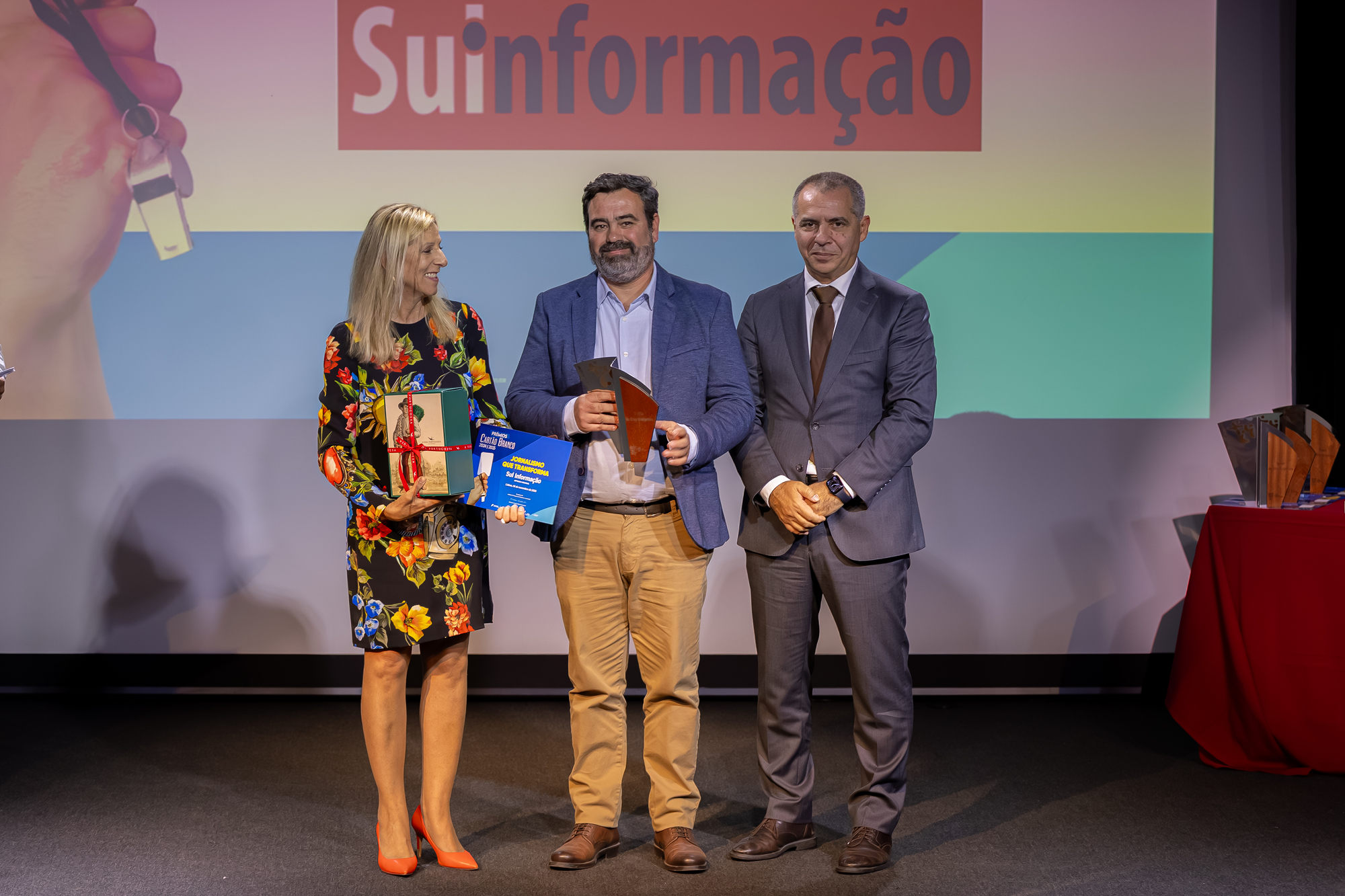 Sul Informação a receber o prémio