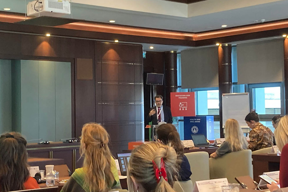 Imagem do auditório durante o Encontro