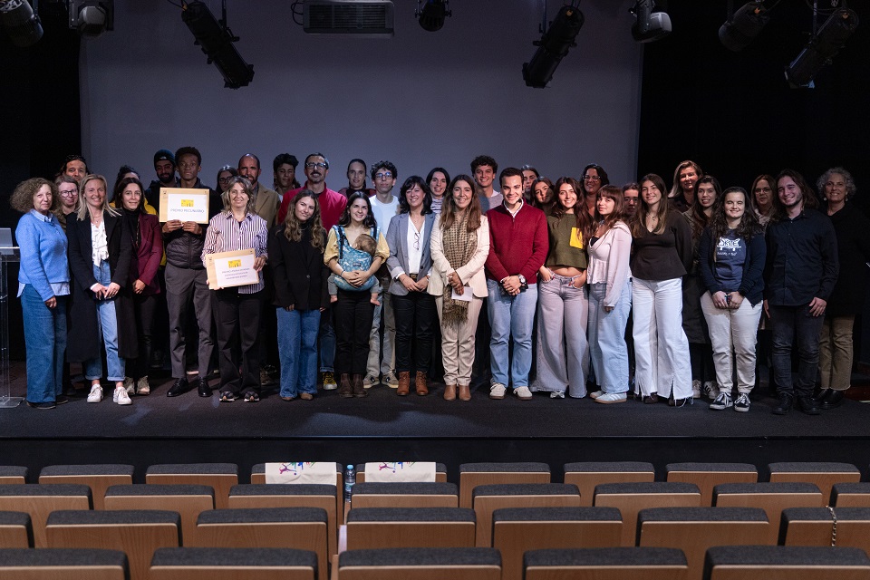 Foto de grupo na sessão regional de Lisboa e Vale do Tejo dos prémios