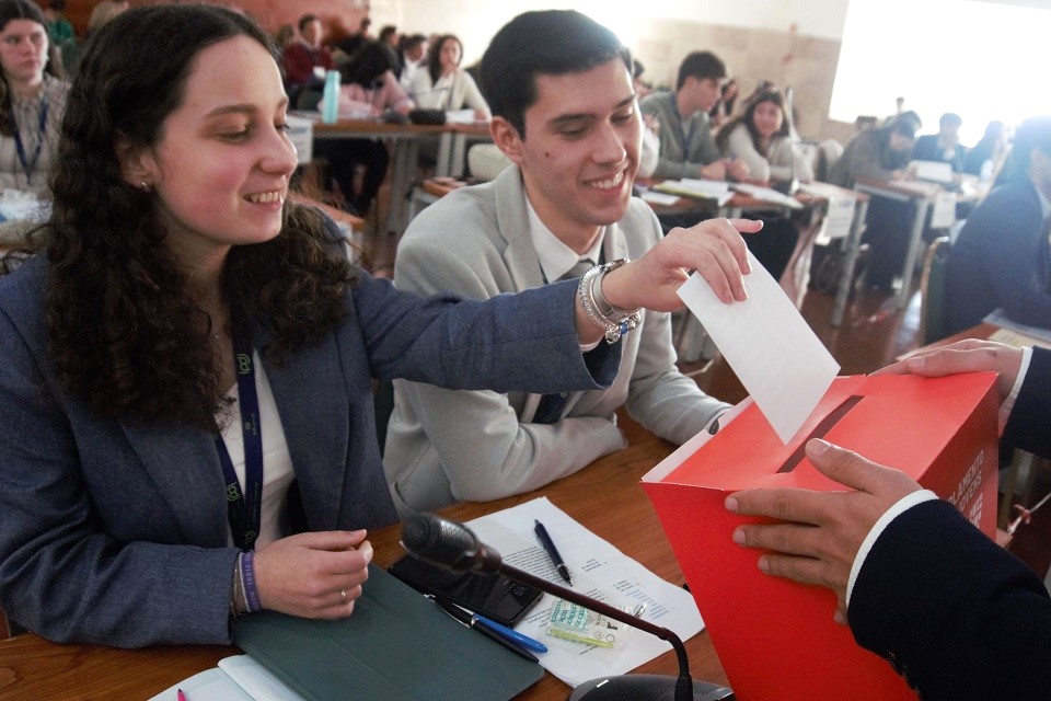 Foto 4 da sessão distrital de Santarém do Parlamento dos Jovens