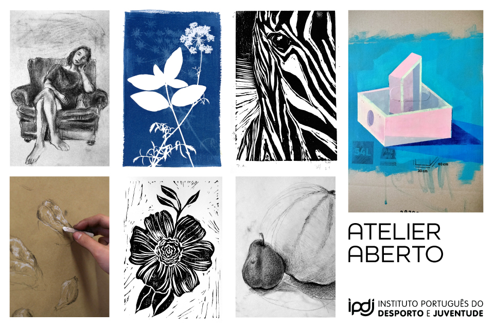 várias das técnicas do atelier