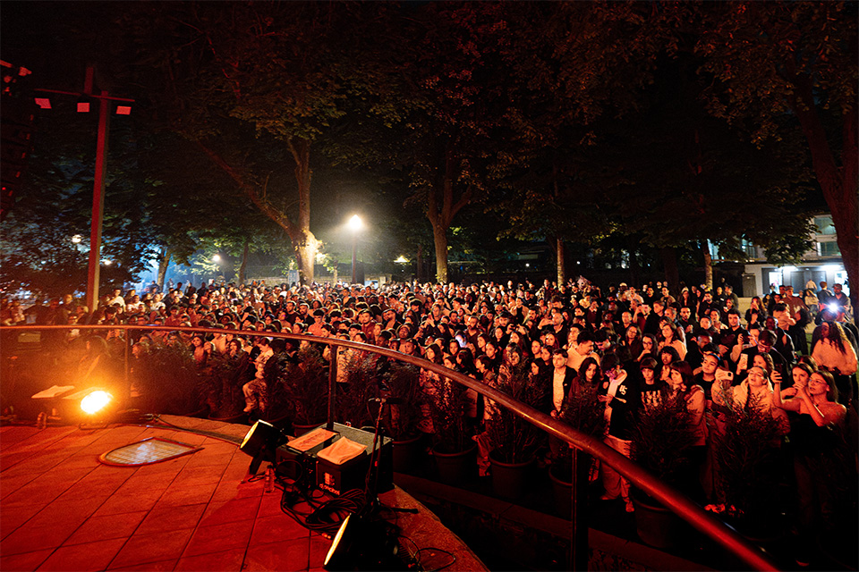 público no concerto