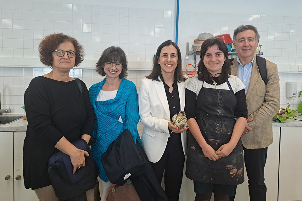 Carla Siva, Natacha Torres da Silva, Conceição Pereira, Francisco Neves e Laura Clérigo