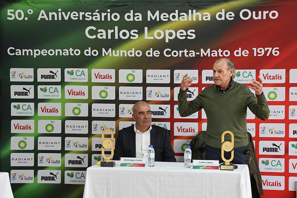 Carlos Lopes e Presidente da FPA