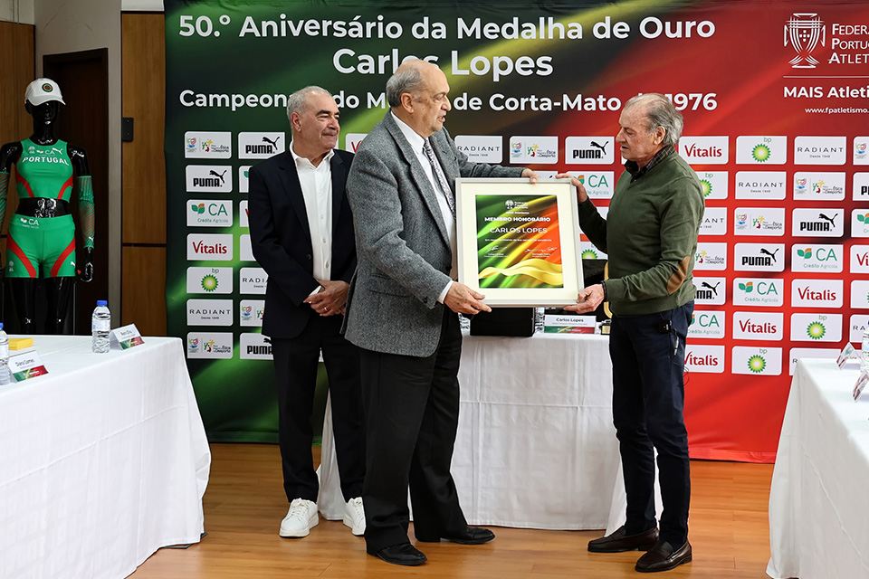 FPA homenageia Carlos Lopes