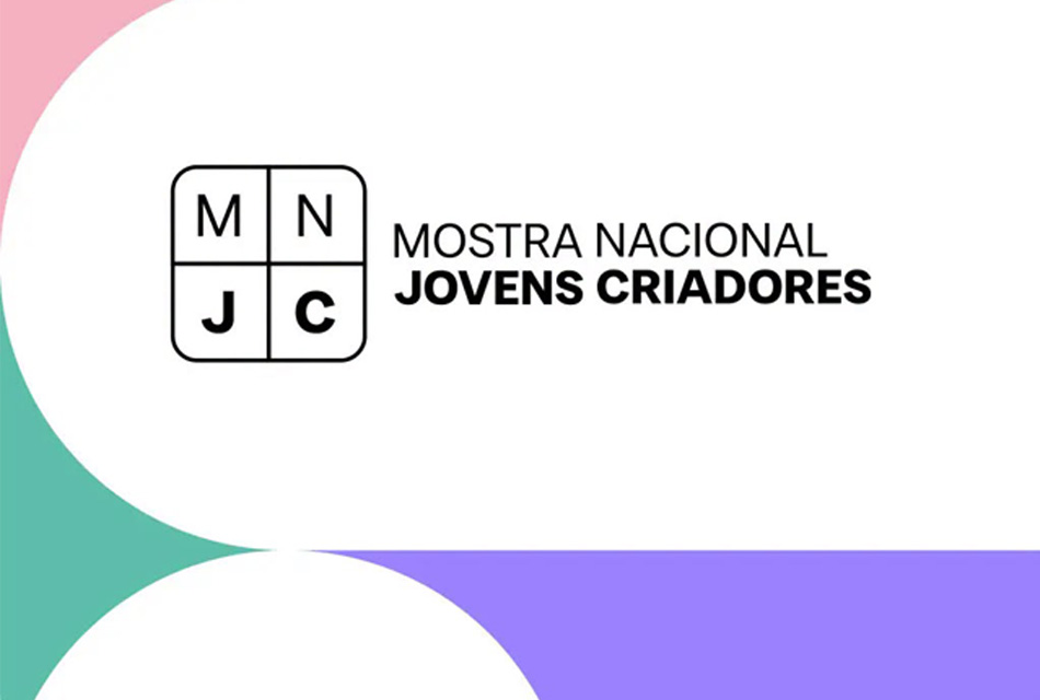 Imagem gráfica da mostra nacional jovens criadores