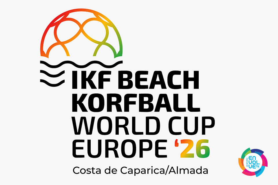 logótipo do IKF Beach Korfball World Cup Europe 2026