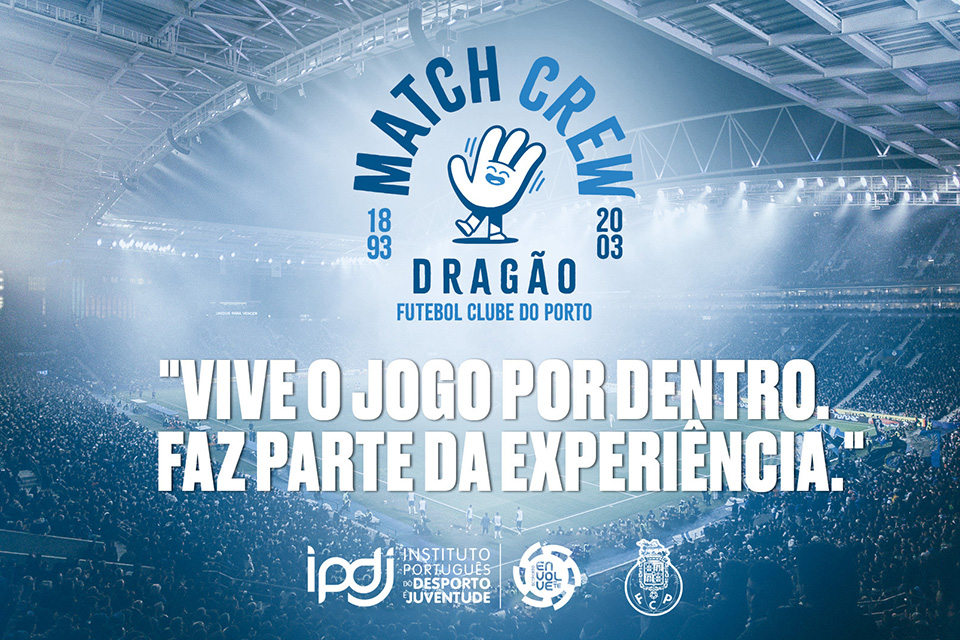 projeto de voluntariado com o fcp match crew