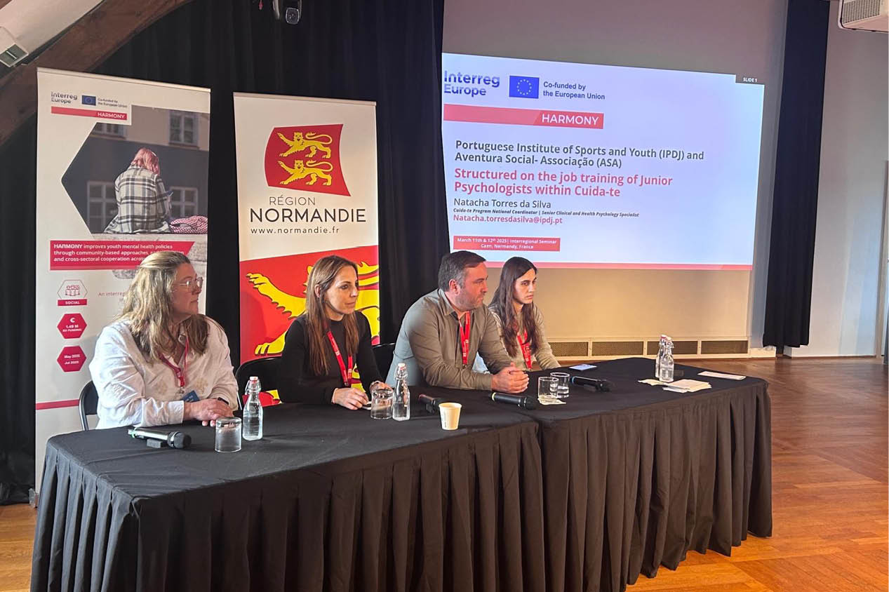 II Encontro Europeu do Projeto Harmony, decorreu em Caen, França  - participação do IPDJ