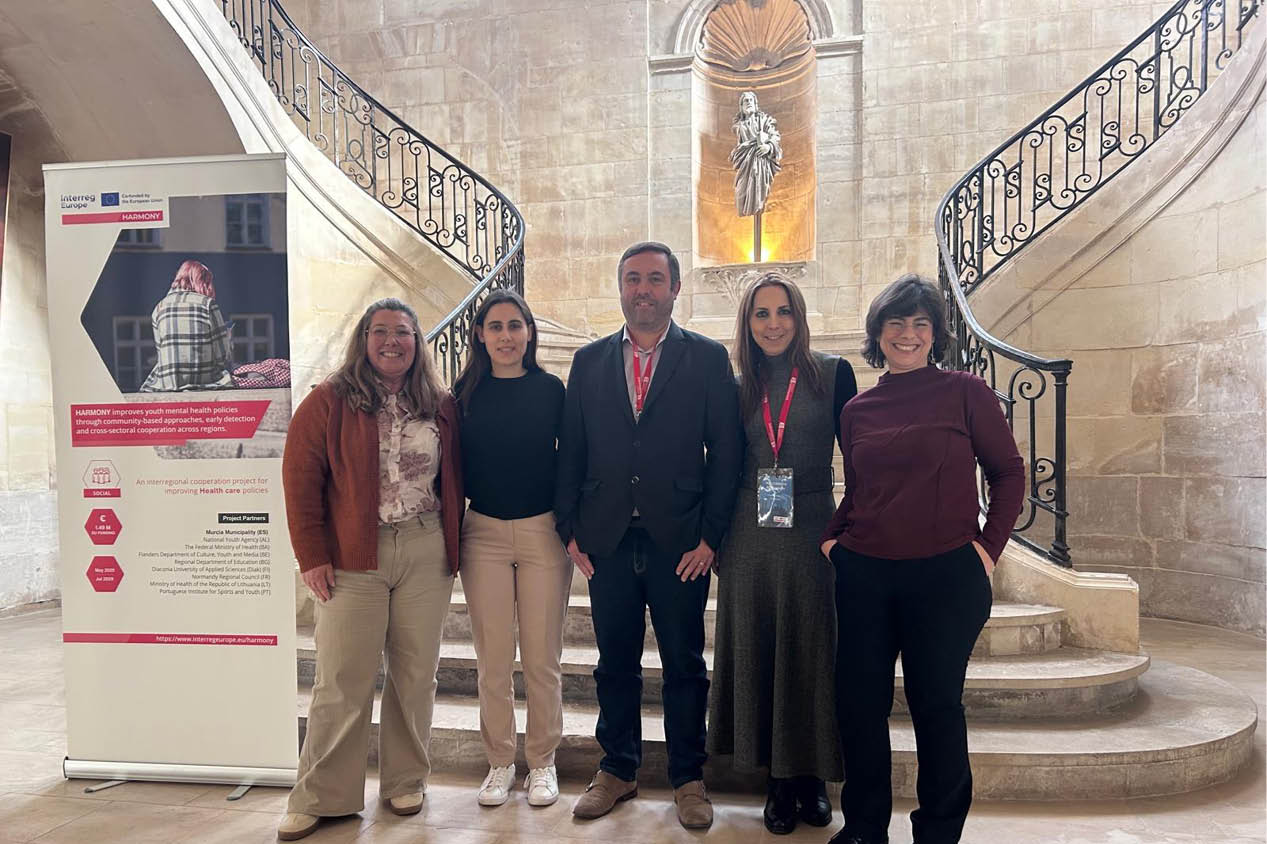 II Encontro Europeu do Projeto Harmony, decorreu em Caen, França  - participação do IPDJ