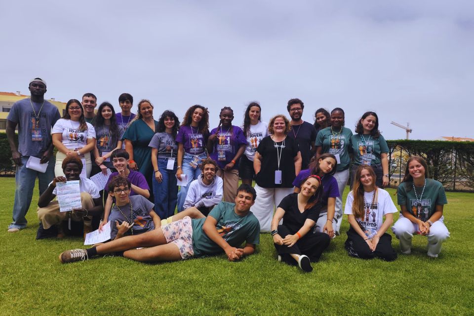 Foto de grupo dos participantes e organização do Bootcamp XIII