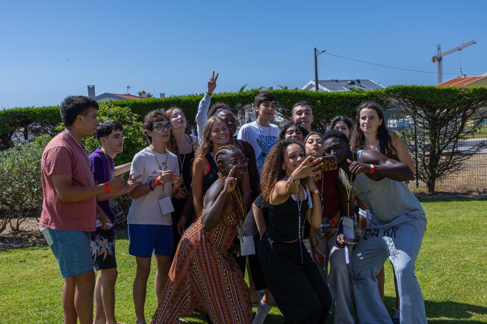 Foto dos participantes durante uma atividade do Bootcamp XIII no exterior