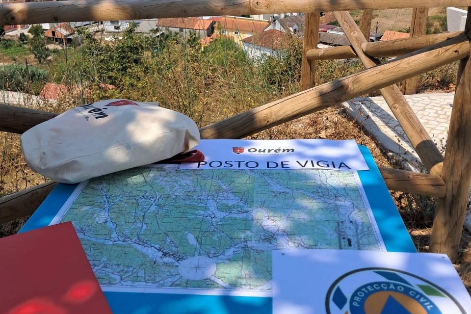 Foto do posto de vigia do projeto