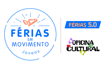 Logo Férias em Movimento 5ponto 0 e oficina cultural