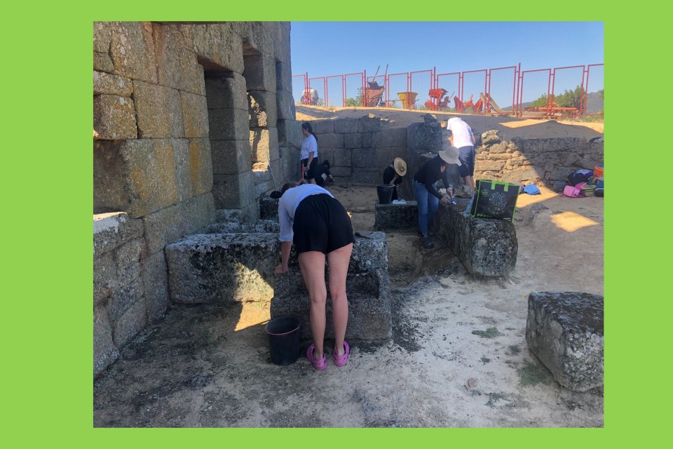 participantes em trabalho em Centum Cellas