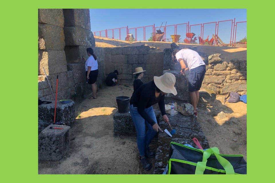participantes em trabalho em Centum Cellas