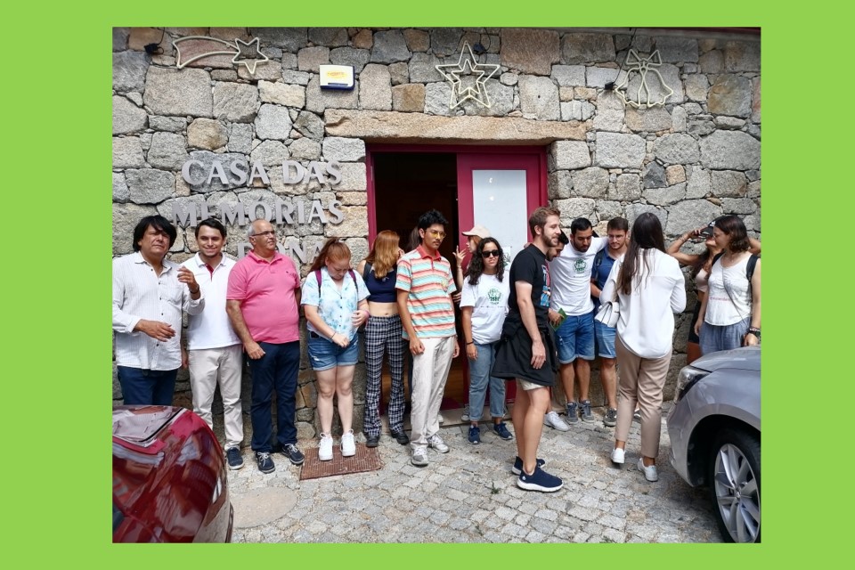 visita à Casa da Memória de António Guterres, nas Donas