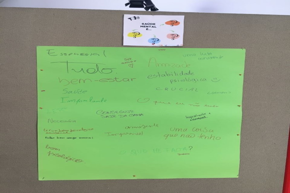 cartolina com frases/pensamentos