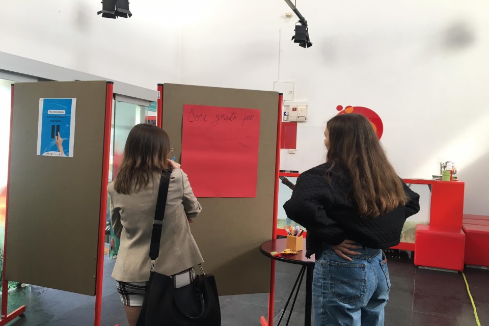 cartolina com frases/pensamentos