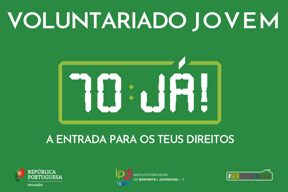 logotipo da ação de volluntariado 70já