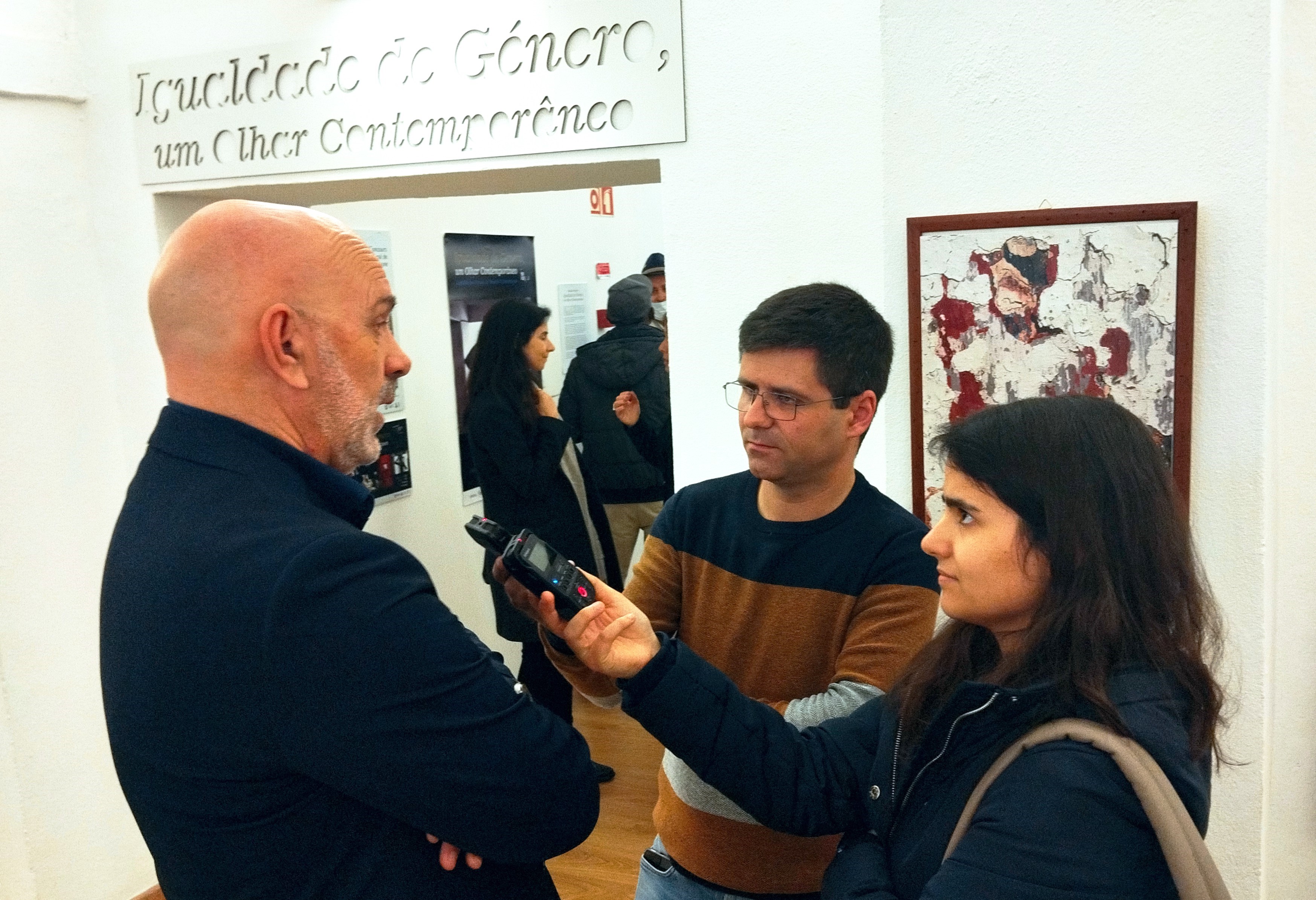 Entrevista a Diretor Regional do Alentejo do IPDJ, Miguel Rasquinho, realizada pelo Jornal Online «O Digital» e pela Rádio Diana FM, no espaço da exposição.