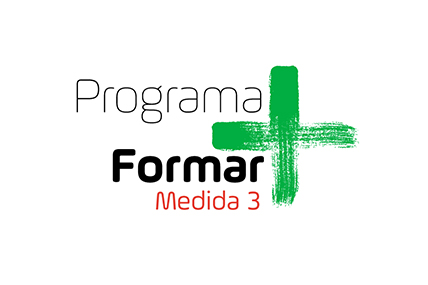 Logotipo do programa «Formar+»