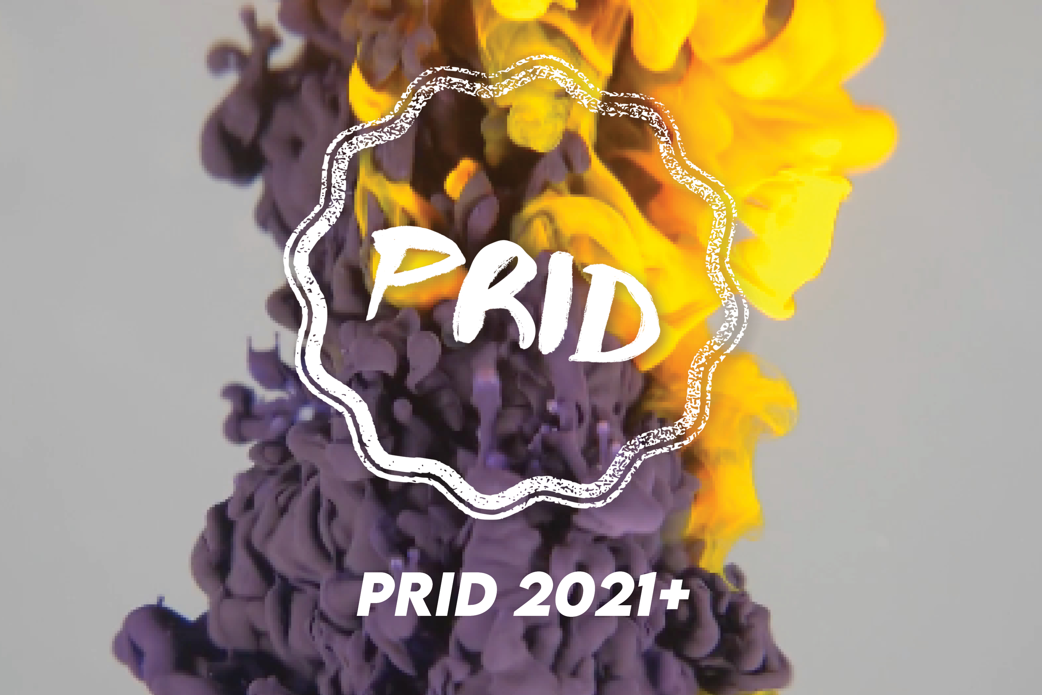 imagem de tinta a difundir-se com a inscrição «PRID 2021 mais»