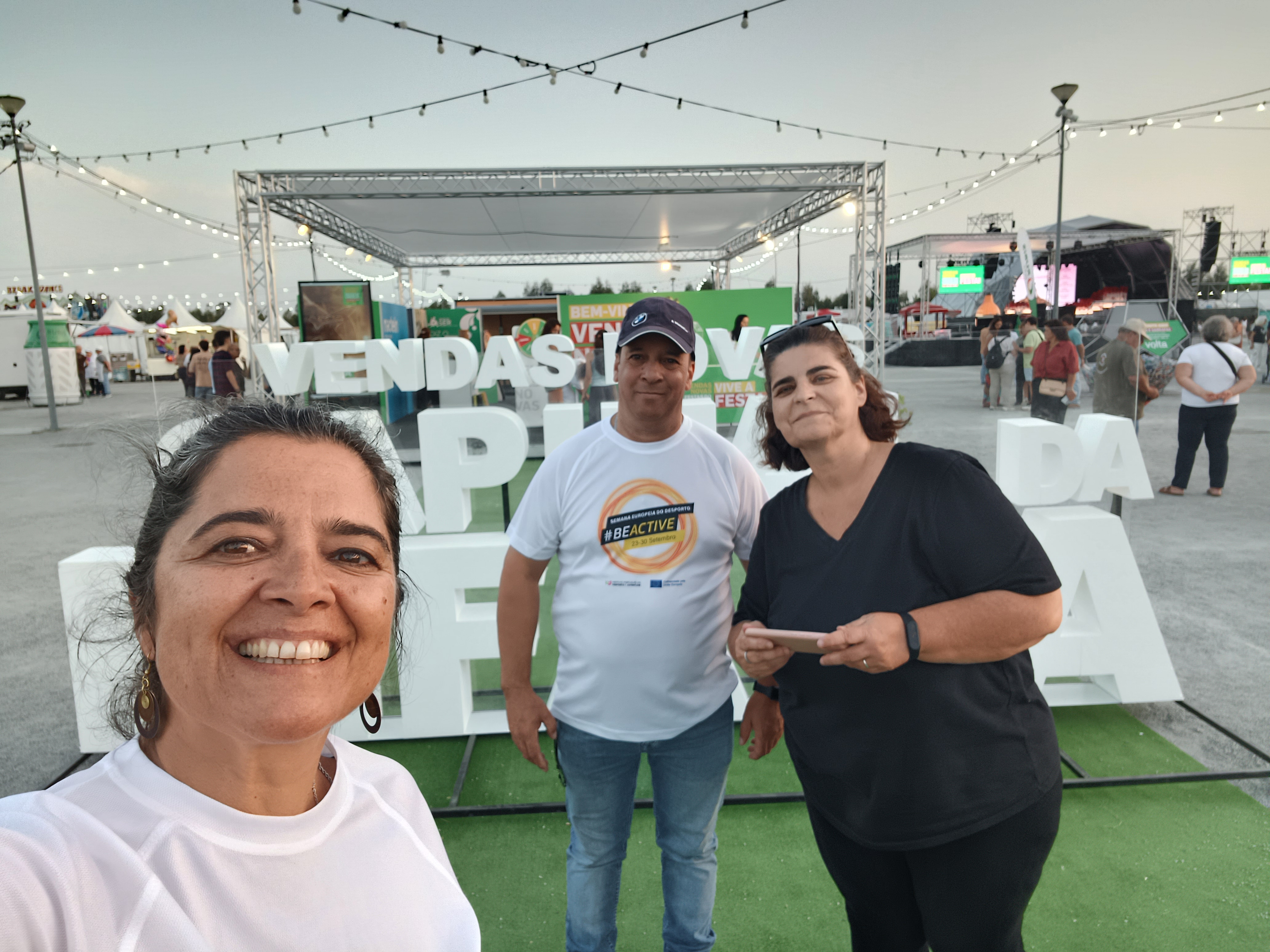 Equipa do IPDJ de Évora: Gabriela Segurado, Rita Felício e Luís Viegas.